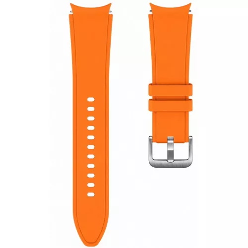 Samsung Galaxy Watch 4/5/6/7 hézagmentes szilikon szíj narancssárga – 1. kép