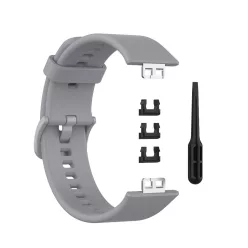 Huawei Watch Fit 1 szilikon szíj – szürke