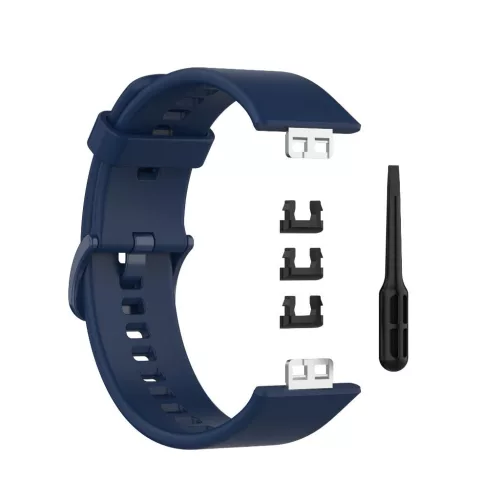 Huawei Watch Fit 1 szilikon szíj – sötétkék