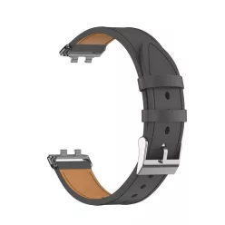   Huawei Band 11 / 11 Pro kompatibilis vegán bőr pótszíj - fekete