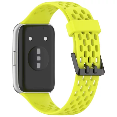 Huawei Band 11 / 11 Pro kompatibilis pótszíj - neonzöld