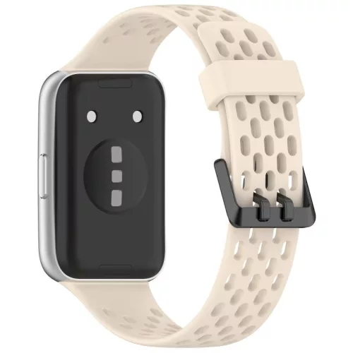 Huawei Band 11 / 11 Pro kompatibilis pótszíj - elefántcsont fehér
