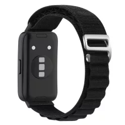 Huawei Band 8/9/10 szövet okosóra szíj – fekete
