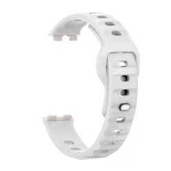 Huawei Band 8/9/10 szilikon pótszíj – fehér