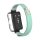 Huawei Band 8/9/10 tépőzáras szövet szíj védőkerettel 