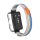 Huawei Band 8/9/10 tépőzáras szövet szíj védőkerettel 
