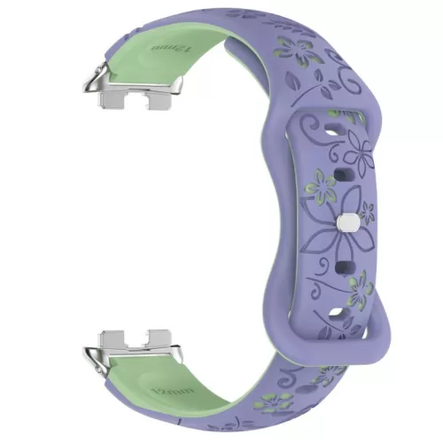  Huawei Band 8/9/10 szilikon lézergravírozott pótszíj