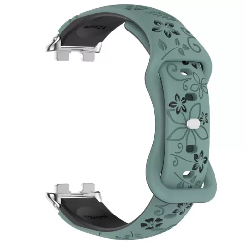  Huawei Band 8/9/10 szilikon lézergravírozott pótszíj