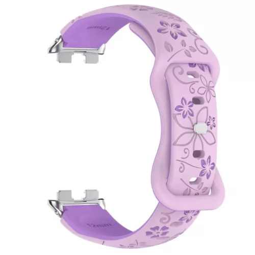  Huawei Band 8/9/10 szilikon lézergravírozott pótszíj