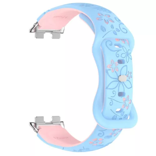  Huawei Band 8/9/10 szilikon lézergravírozott pótszíj