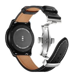 Garmin 20mm bőr okosóra szíj pillangózárral