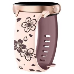 Engraved2 20mm szilikon okosóra szíj