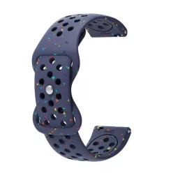 Huawei szilikon óraszíj (22 mm) – Kék (Gyorskioldós)