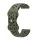 Garmin kompatibilis szilikon óraszíj (22 mm) – Sötétzöld (Quick Release)