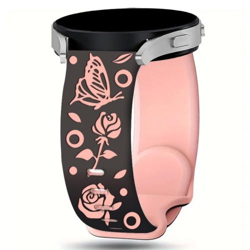 Engraved5 lézergravírozott szilikon okosóra pótszíj