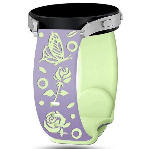 Engraved5 lézergravírozott szilikon okosóra pótszíj