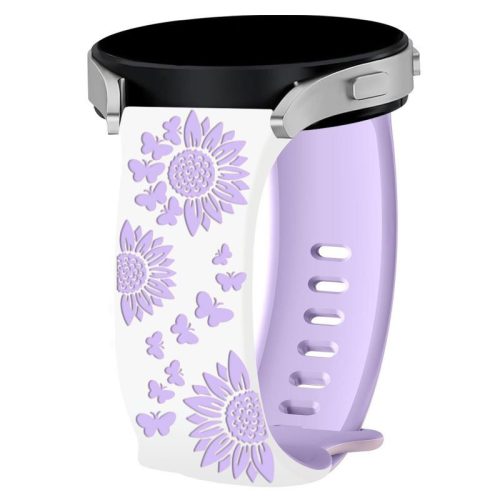 Engraved7 20mm lézergravírozott szilikon okosóra pótszíj