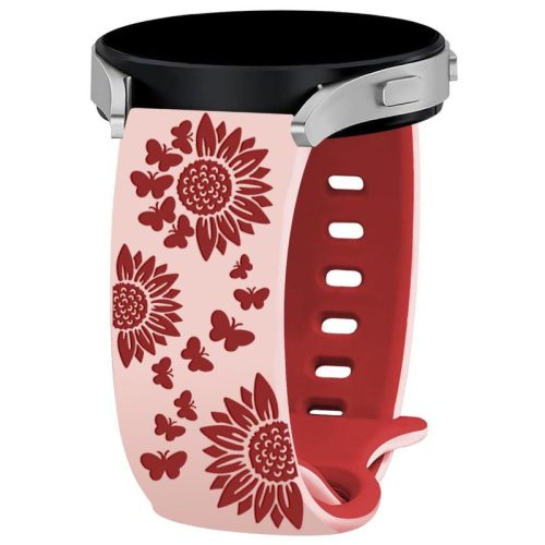 Engraved7 20mm lézergravírozott szilikon okosóra pótszíj