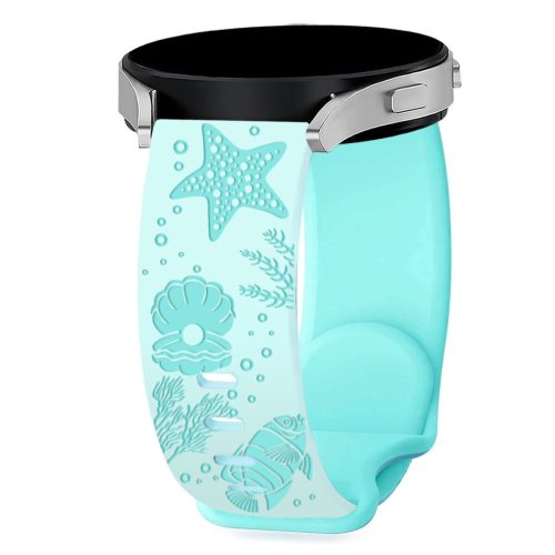 Engraved10 20mm lézergravírozott szilikon okosóra pótszíj