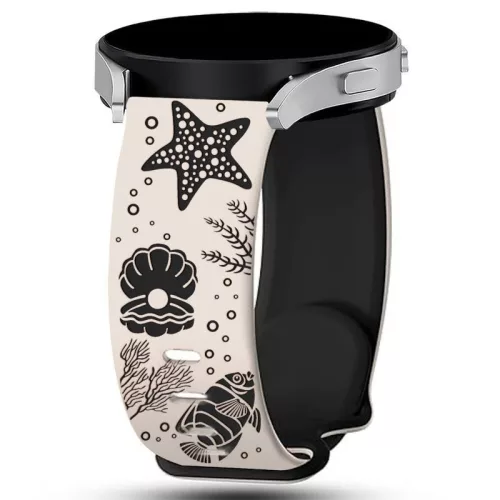 Engraved10 20mm lézergravírozott szilikon okosóra pótszíj