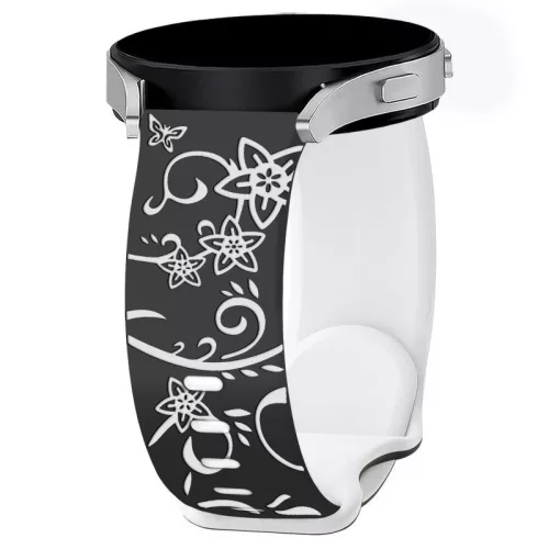 Engraved11 20mm lézergravírozott szilikon okosóra pótszíj