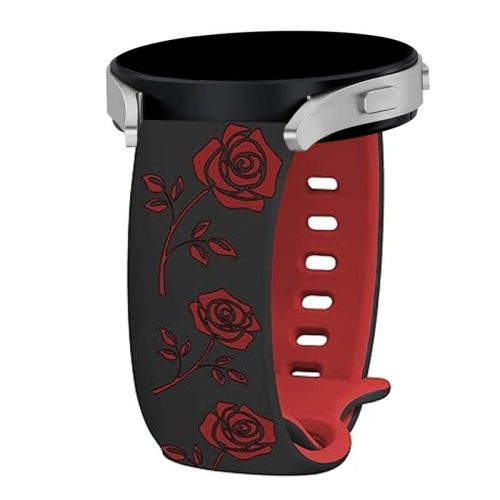 Engraved13 20mm lézergravírozott szilikon okosóra pótszíj