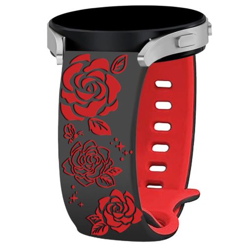 Engraved6 20mm lézergravírozott szilikon okosóra pótszíj