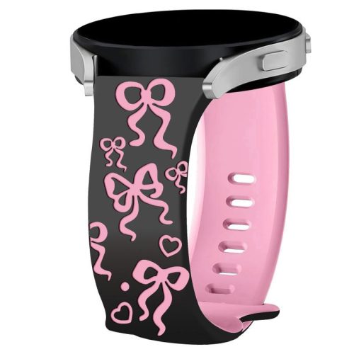 Engraved12 20mm lézergravírozott szilikon okosóra pótszíj