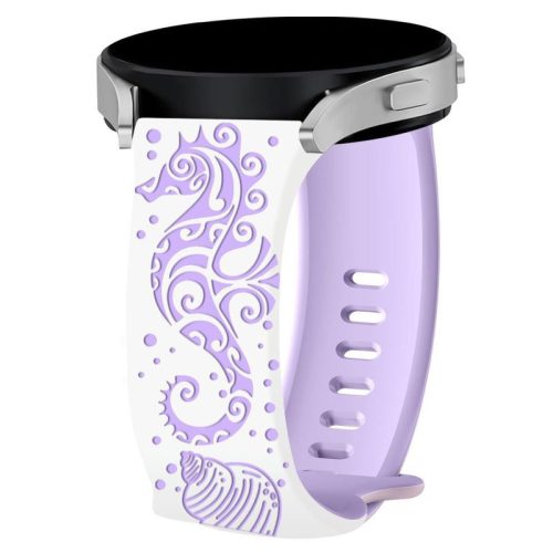 Engraved16 20mm lézergravírozott szilikon okosóra pótszíj