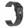 Garmin kompatibilis szilikon óraszíj (22 mm) – Fekete – quick release