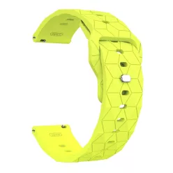   Garmin kompatibilis szilikon óraszíj (22 mm) – Fűzöld – quick release