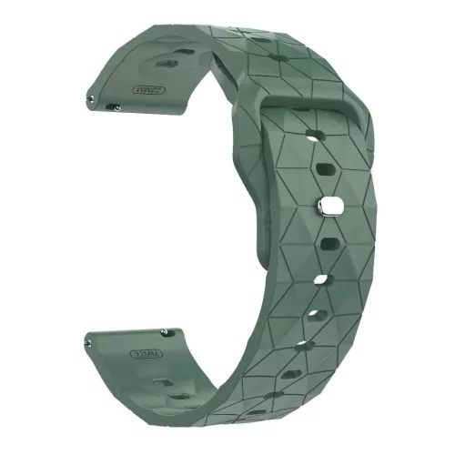 Garmin kompatibilis szilikon óraszíj (22 mm) – Sötétzöld – quick release