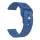 Garmin kompatibilis szilikon óraszíj (22 mm) – Sötétkék – quick release