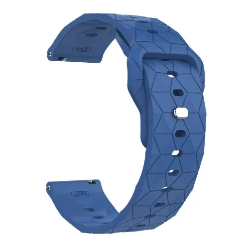 Garmin kompatibilis szilikon óraszíj (22 mm) – Sötétkék – quick release