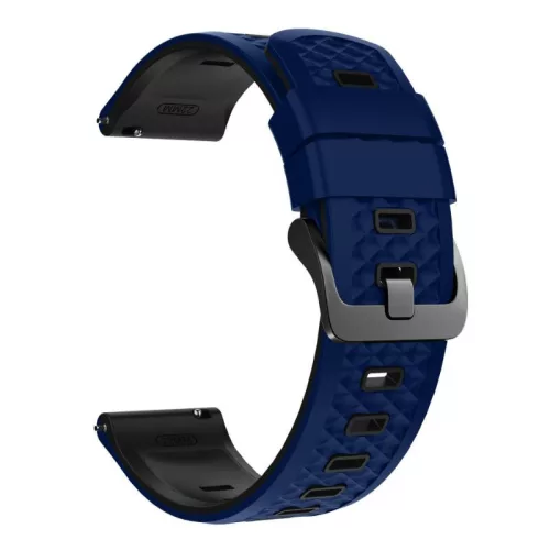 Garmin quick release szilikon óraszíj bicolor (22 mm) – Sötétkék-fekete