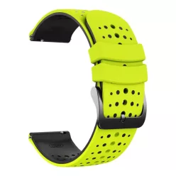   Garmin szilikon óraszíj bicolor (22 mm) – Neonzöld – (Quick Release)