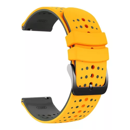 Garmin szilikon óraszíj bicolor (22 mm) – Narancs – (Quick Release)