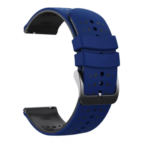Garmin szilikon óraszíj bicolor (22 mm) – Sötétkék – (Quick Release)