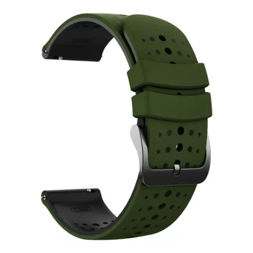Garmin szilikon óraszíj bicolor (22 mm) – Sötétzöld – (Quick Release)