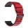 Garmin quick release szilikon óraszíj bicolor (22 mm) – Piros-fekete