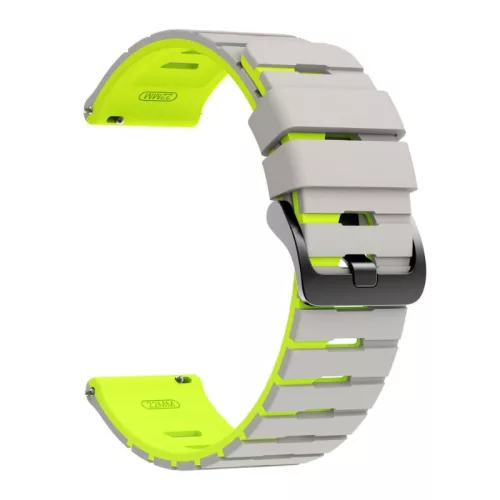 Amazfit szilikon óraszíj bicolor (22 mm) – Csillagfény-fűzöld – gyorscsatlakozóval