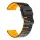 Amazfit szilikon óraszíj bicolor (22 mm) – Fekete-narancs – gyorscsatlakozóval