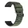 Garmin quick release szilikon óraszíj bicolor (22 mm) – Sötétzöld-fekete