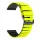 Garmin quick release szilikon óraszíj bicolor (22 mm) – Neonzöld-fekete