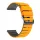 Garmin quick release szilikon óraszíj bicolor (22 mm) – Narancs-szürke