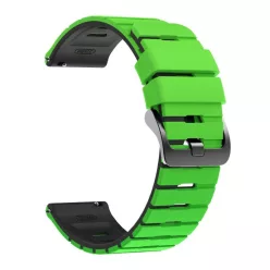   Amazfit szilikon óraszíj bicolor (22 mm) – Világoszöld-fekete – gyorscsatlakozóval