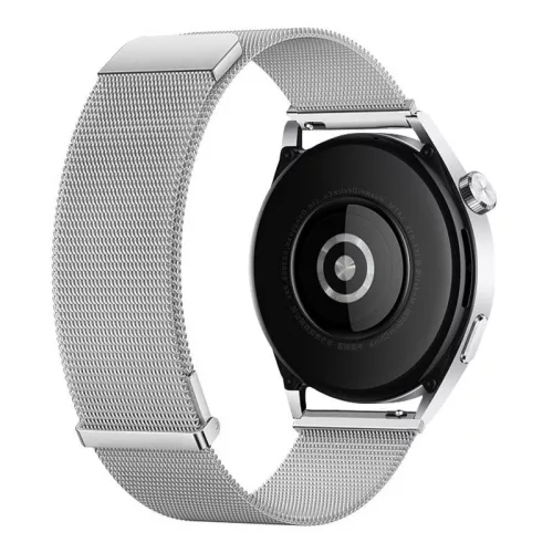 Samsung Galaxy Watch 22mm dupla mágneses milánói fém szíj – ezüst