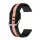 Amazfit kompatibilis Szilikon szíj, 20mm – fekete-pink