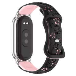   Xiaomi Smart Band 8/9/10 lézergravírozott szilikon pótszíj