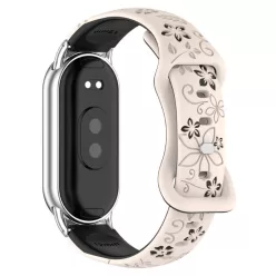   Xiaomi Smart Band 8/9/10 lézergravírozott szilikon pótszíj